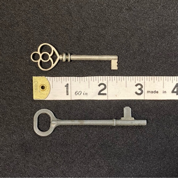 Vintage Silver Keys Lot Set of 9 - Picture 3 of 8